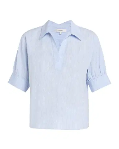 FRAME The Striped Popover Top | Thumbnail 1 FRAME The Striped Popover Top | Thumbnail 1