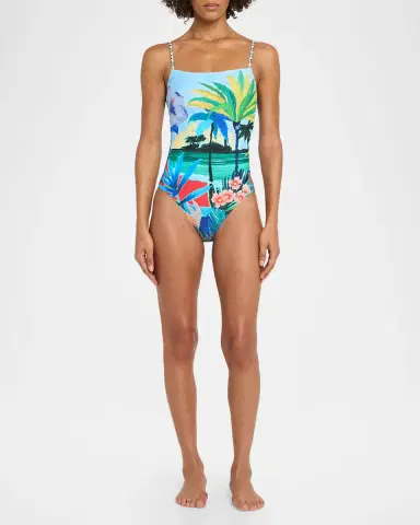 Johnny Was Paradis One-Piece Swimsuit | Thumbnail 2