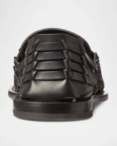 Ralph Lauren Purple Label Handwoven Leather Sandal | Thumbnail 4 Ralph Lauren Purple Label Handwoven Leather Sandal | Thumbnail 4
