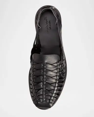 Ralph Lauren Purple Label Handwoven Leather Sandal | Thumbnail 5 Ralph Lauren Purple Label Handwoven Leather Sandal | Thumbnail 5