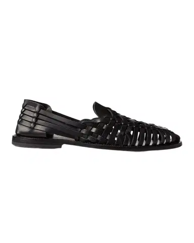 Ralph Lauren Purple Label Handwoven Leather Sandal | Thumbnail 1 Ralph Lauren Purple Label Handwoven Leather Sandal | Thumbnail 1