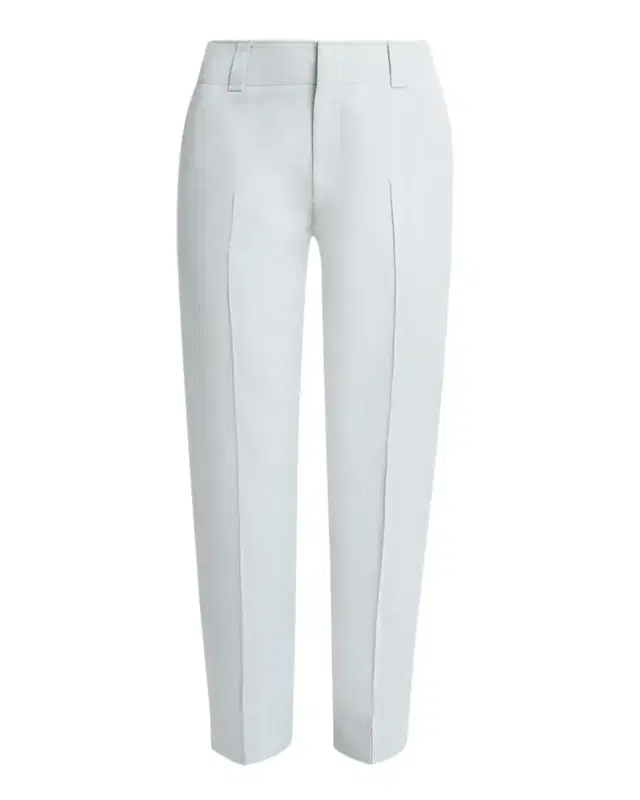 Chloe Linen-Cotton Pintuck Trousers