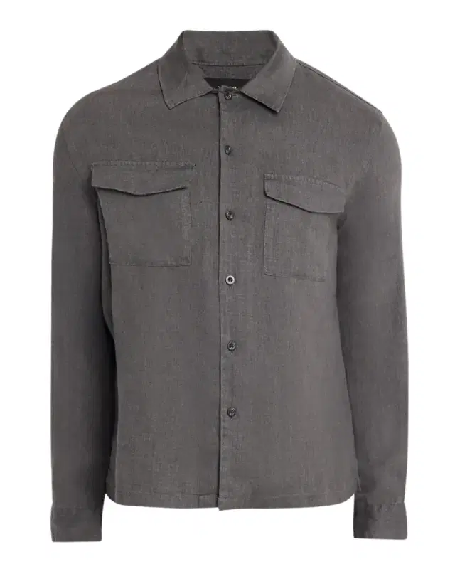 Men 's Linen Garage Button-Down Shirt