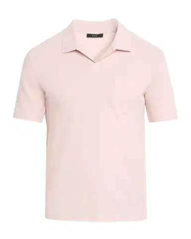 Vince Men 's Textured Johnny Collar Polo Shirt | Thumbnail 1