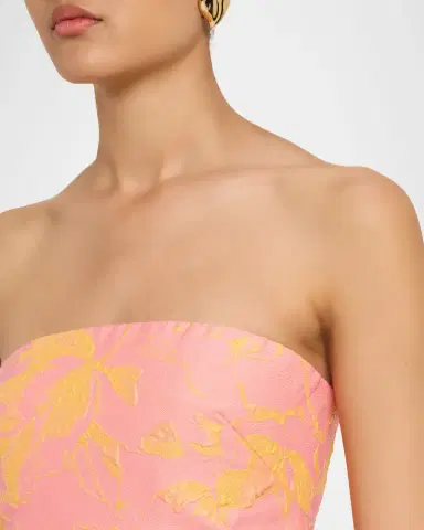 As It May Kaia Strapless Floral Jacquard Gown | Thumbnail 5 As It May Kaia Strapless Floral Jacquard Gown | Thumbnail 5
