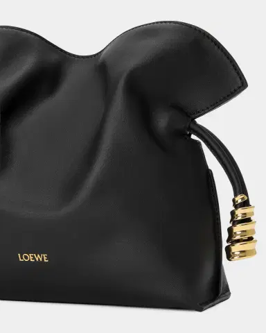 Loewe Flamenco Ruched Clutch Bag in Leather | Thumbnail 6 Loewe Flamenco Ruched Clutch Bag in Leather | Thumbnail 6
