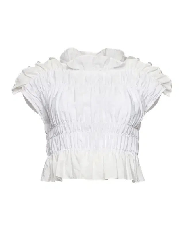 Evalina Smocked Crop Top Evalina Smocked Crop Top
