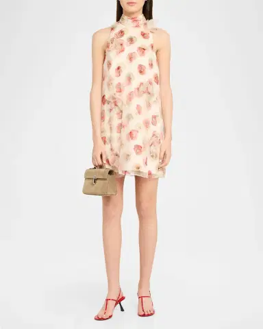 Cinq à Sept Sleeveless Floating Poplin Mini Dress | Thumbnail 2
