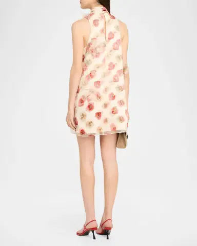 Cinq à Sept Sleeveless Floating Poplin Mini Dress | Thumbnail 3