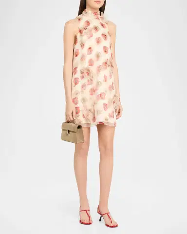 Cinq à Sept Sleeveless Floating Poplin Mini Dress | Thumbnail 4