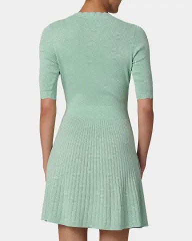 Shoshanna Warren Scalloped Shimmer Knit Mini Sweater Dress | Thumbnail 2 Shoshanna Warren Scalloped Shimmer Knit Mini Sweater Dress | Thumbnail 2