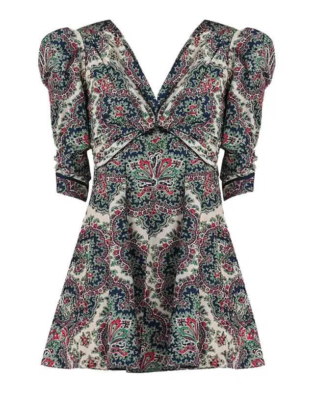 Shoshanna Natalya Floral-Print Mini Dress
