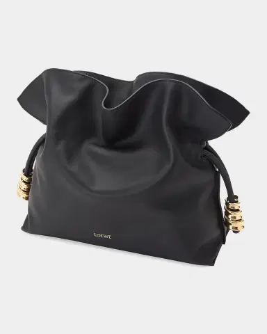 Loewe Flamenco Ruched Clutch Bag in Leather | Thumbnail 5 Loewe Flamenco Ruched Clutch Bag in Leather | Thumbnail 5