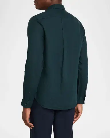 Vince Men's Linen Sport Shirt | Thumbnail 3