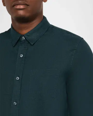 Vince Men's Linen Sport Shirt | Thumbnail 5
