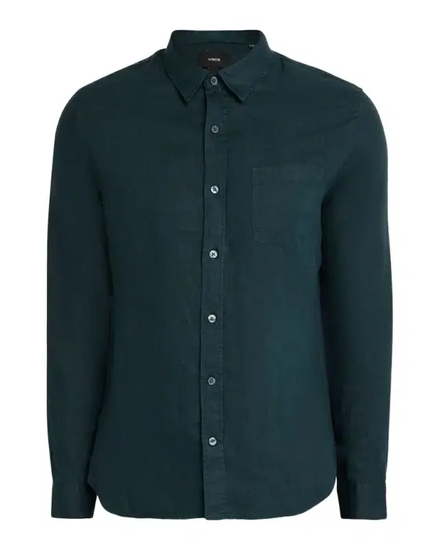 Vince Men 's Linen Sport Shirt
