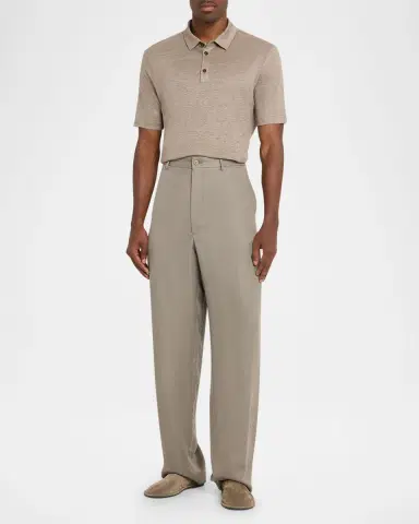 Giorgio Armani Straight-Leg Tailored Pants | Thumbnail 2 Giorgio Armani Straight-Leg Tailored Pants | Thumbnail 2