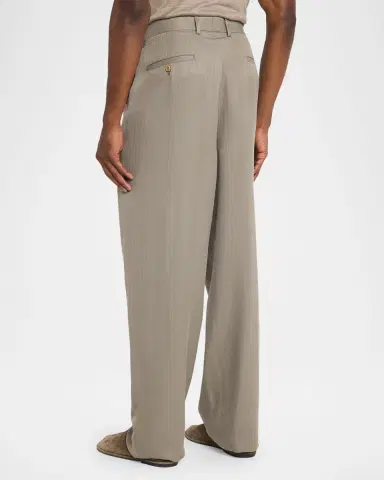 Giorgio Armani Straight-Leg Tailored Pants | Thumbnail 3 Giorgio Armani Straight-Leg Tailored Pants | Thumbnail 3