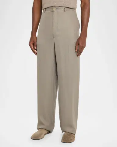 Giorgio Armani Straight-Leg Tailored Pants | Thumbnail 4 Giorgio Armani Straight-Leg Tailored Pants | Thumbnail 4
