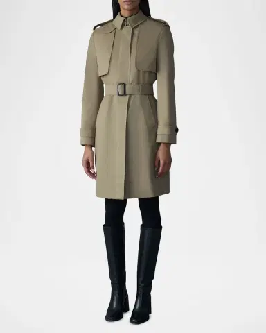 Mackage Winn-Z Trench Coat with Removable Liner | Thumbnail 2