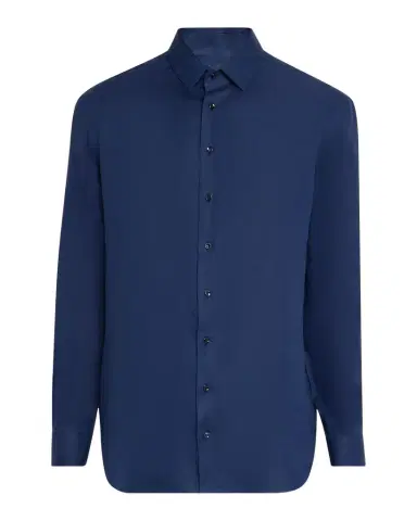 Giorgio Armani Men's Linen Classic-Fit Sport Shirt | Thumbnail 1 Giorgio Armani Men's Linen Classic-Fit Sport Shirt | Thumbnail 1