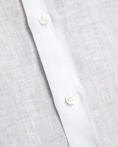 Giorgio Armani Men's Linen Classic-Fit Sport Shirt | Thumbnail 6 Giorgio Armani Men's Linen Classic-Fit Sport Shirt | Thumbnail 6