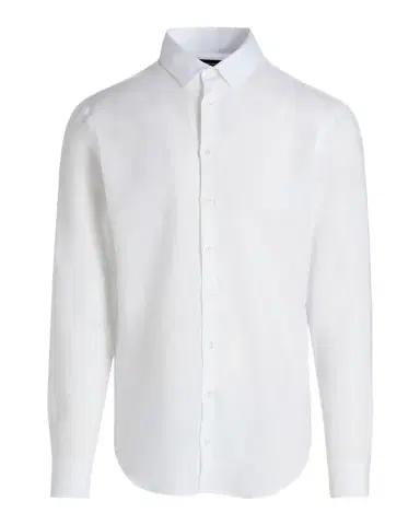 Giorgio Armani Men's Linen Classic-Fit Sport Shirt | Thumbnail 1 Giorgio Armani Men's Linen Classic-Fit Sport Shirt | Thumbnail 1