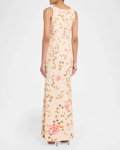 Chiara Boni La Petite Robe Molai Floral-Print Stretch Column Maxi Dress | Thumbnail 3 Chiara Boni La Petite Robe Molai Floral-Print Stretch Column Maxi Dress | Thumbnail 3