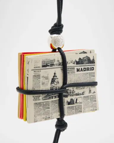 Loewe Newspaper Bag Charm | Thumbnail 2 Loewe Newspaper Bag Charm | Thumbnail 2