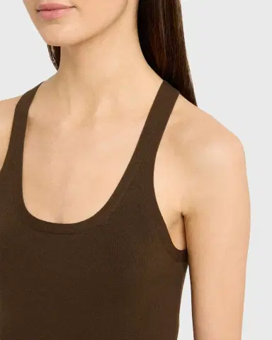 Vince Stretch-Viscose Tank Top | Thumbnail 5