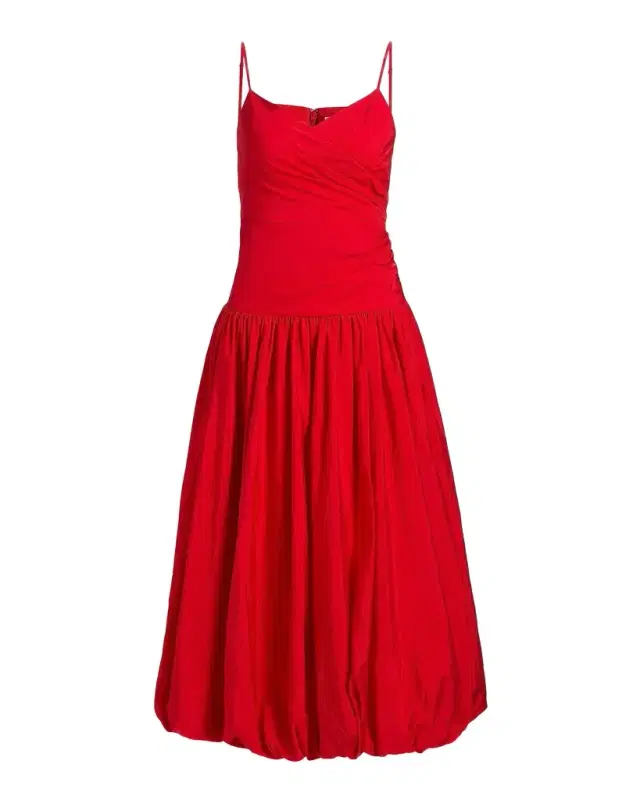 Fia Drop-Waist Bubble Midi Dress