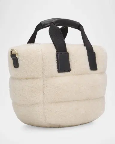 Moncler Caradoc Micro Teddy Tote Bag | Thumbnail 3 Moncler Caradoc Micro Teddy Tote Bag | Thumbnail 3