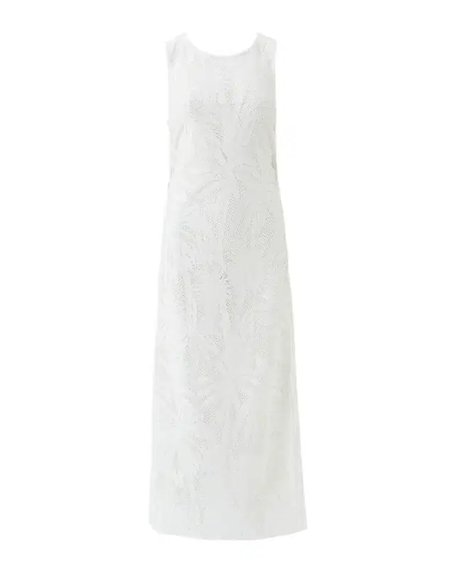 Melissa Odabash Jada Palm Lace Maxi Dress