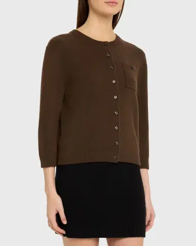 Vince Cashmere-Blend Pocket Cardigan | Thumbnail 4 Vince Cashmere-Blend Pocket Cardigan | Thumbnail 4