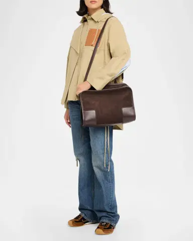 Loewe Amazona 180 Large Top-Handle Bag in Suede | Thumbnail 5 Loewe Amazona 180 Large Top-Handle Bag in Suede | Thumbnail 5