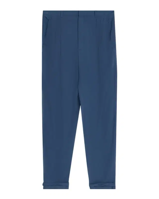 Saint Laurent Men 's Silk Habotai Pleated Trousers