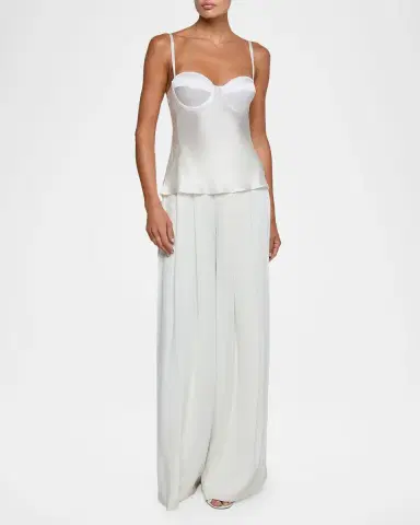 L'AGENCE Orlina Silk Camisole | Thumbnail 2