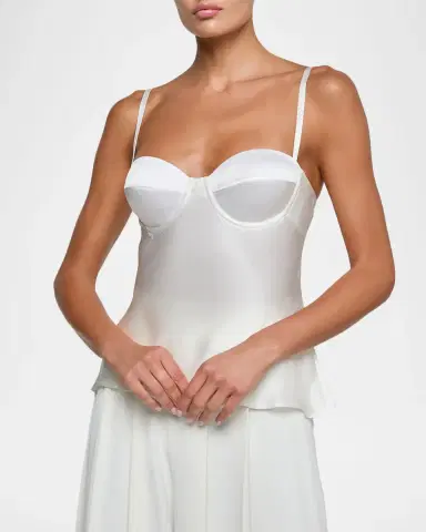 L'AGENCE Orlina Silk Camisole | Thumbnail 4
