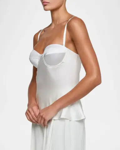 L'AGENCE Orlina Silk Camisole | Thumbnail 5