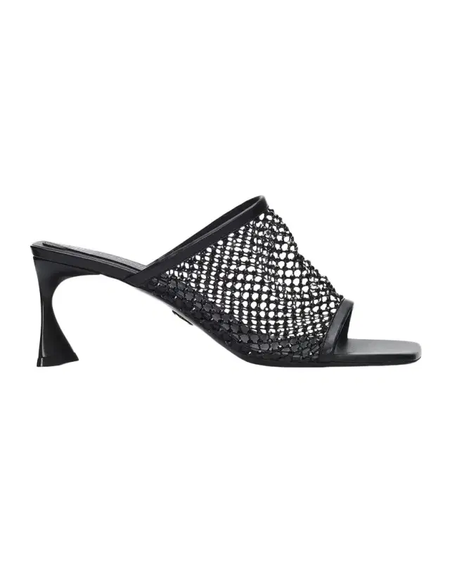 Stella McCartney 65mm Crystal Mesh Mules