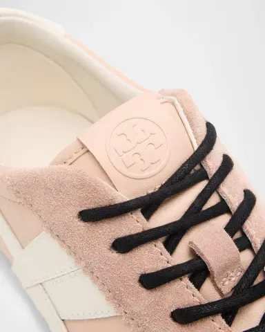 Tory Burch Hank Field Leather & Suede Low-Top Sneakers | Thumbnail 5