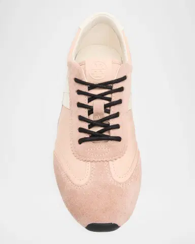 Tory Burch Hank Field Leather & Suede Low-Top Sneakers | Thumbnail 6