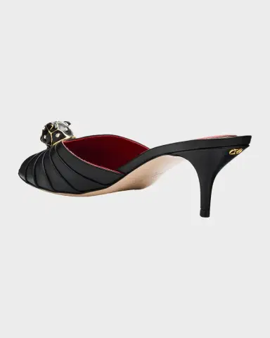 Valentino Garavani 55mm Pas De Chat Leather Mules | Thumbnail 2 Valentino Garavani 55mm Pas De Chat Leather Mules | Thumbnail 2