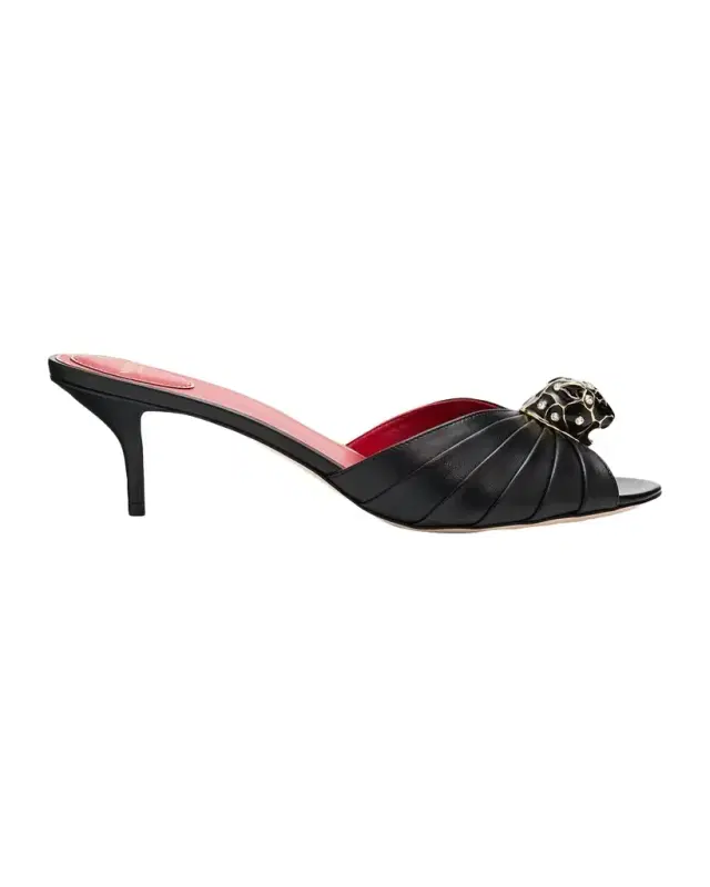 Valentino Garavani 55mm Pas De Chat Leather Mules
