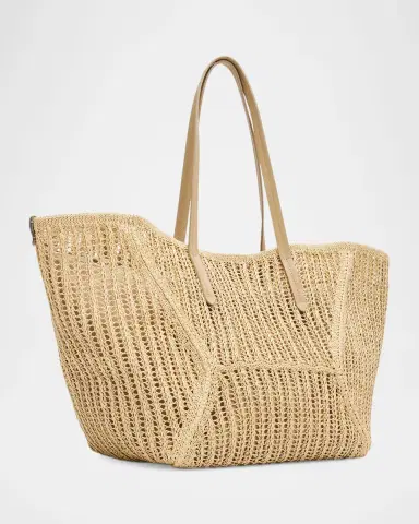 Brunello Cucinelli BC Duo Techno Raffia Tote Bag | Thumbnail 3 Brunello Cucinelli BC Duo Techno Raffia Tote Bag | Thumbnail 3