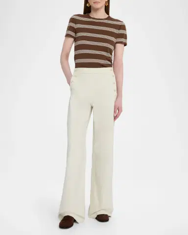 Nili Lotan Reed Wide-Leg Sailor Pants | Thumbnail 2 Nili Lotan Reed Wide-Leg Sailor Pants | Thumbnail 2