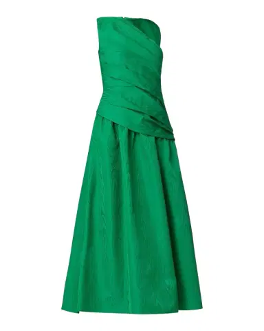 Shoshanna Gabriele Pleated Swirl-Print Midi Dress | Thumbnail 1