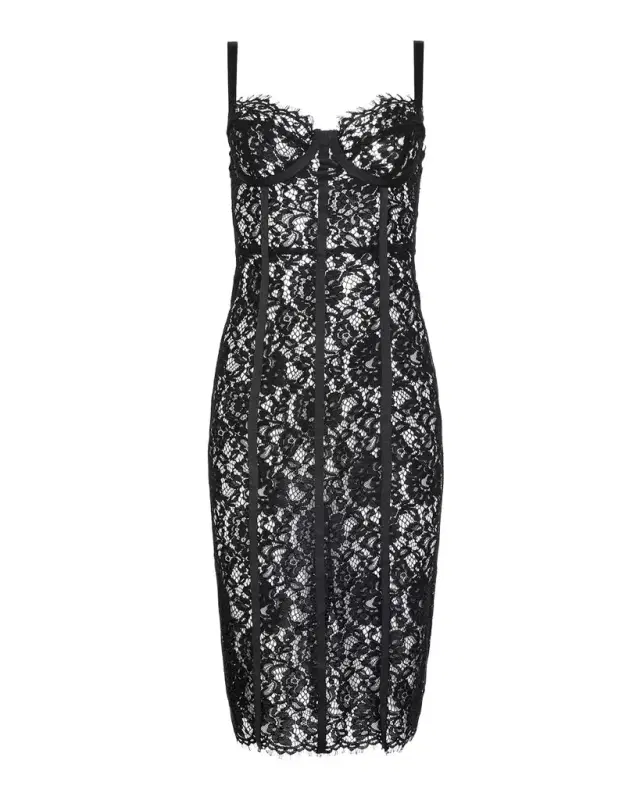 Jennifer Lace Midi Dress