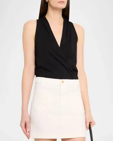 Ramy Brook Jenny Surplice Tank Top | Thumbnail 4