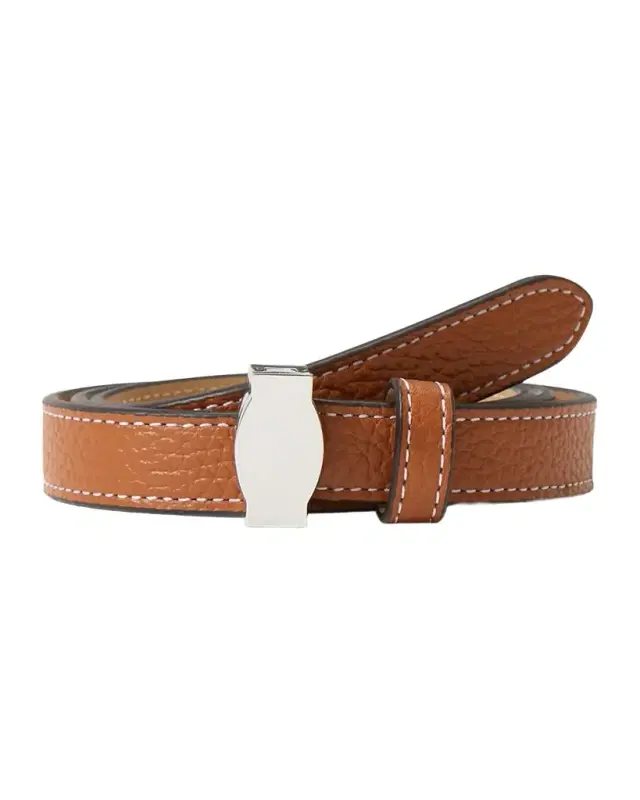 Veronica Beard Dash Leather Belt